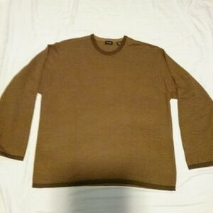 Men's extra large brown pattern sweater